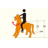 Children's simulation riding pony